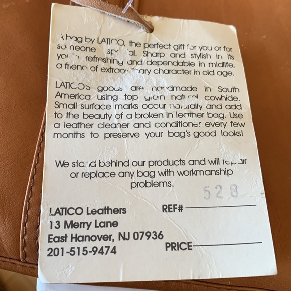 Latico Genuine Leather Satchel NWT - Picture 3 of 10